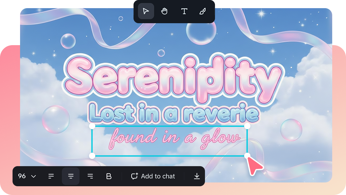 Personalizza lo stile del carattere e genera effetti di testo AI