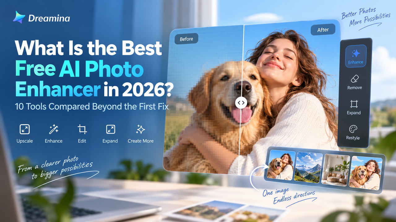What Is the Best Free AI Photo Enhancer in 2026? 10 Tools Compared Beyond the First Fix source image