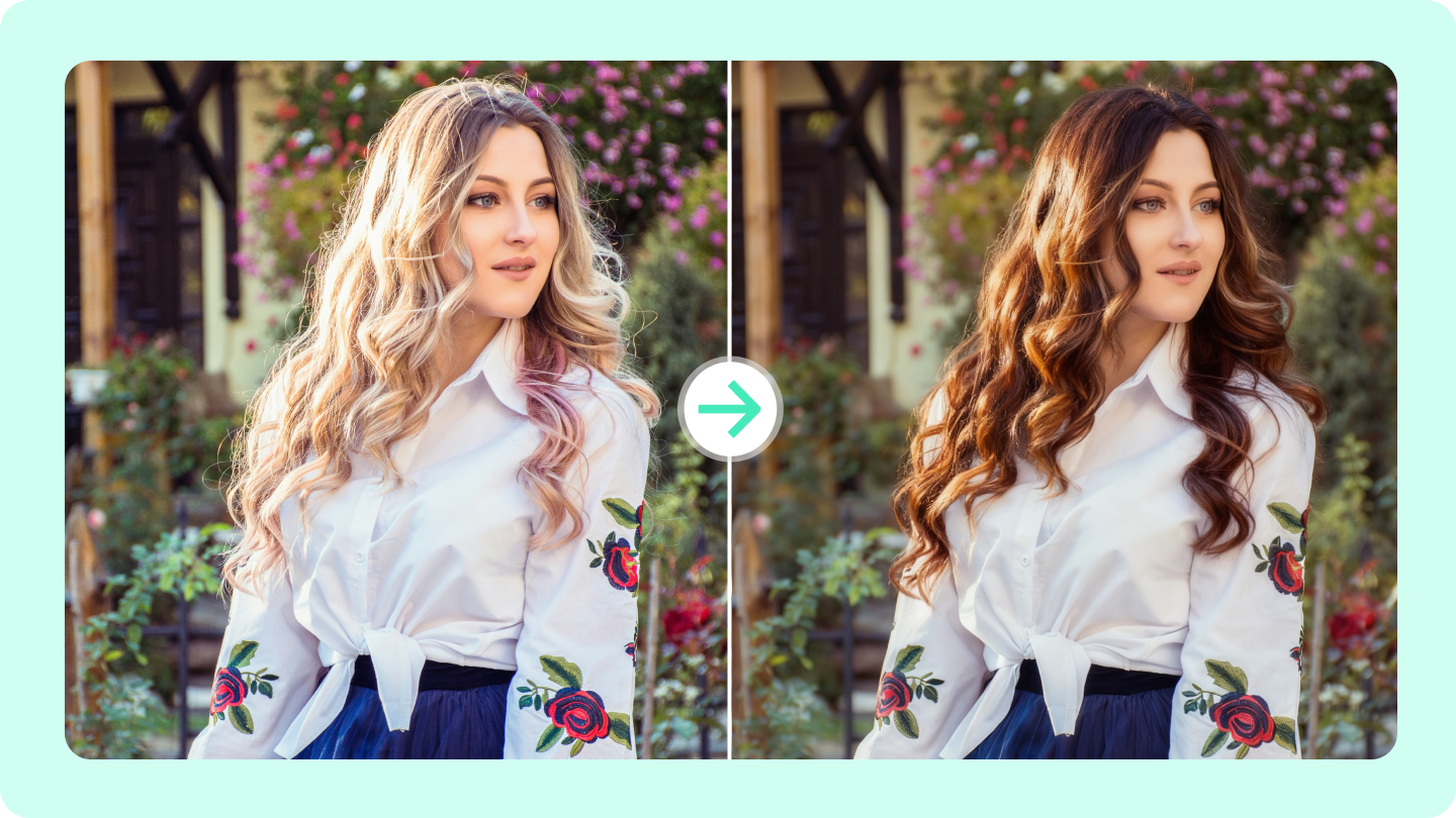 Prueba de color de cabello