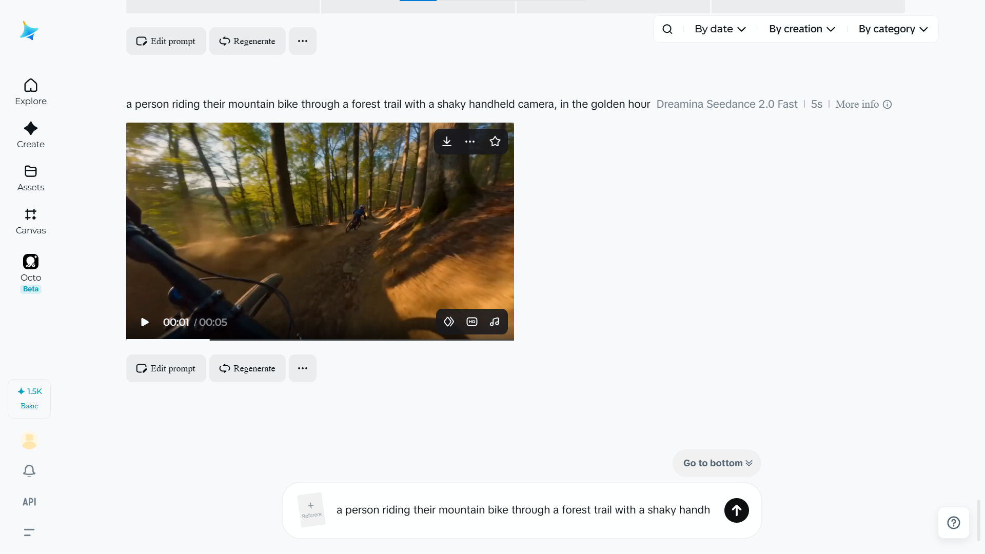 Video generation with Seedance 2.0