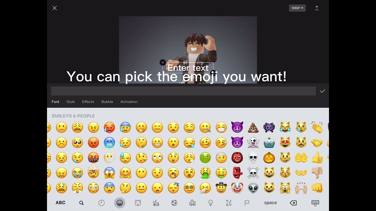 CapCut Stickers and Emojis