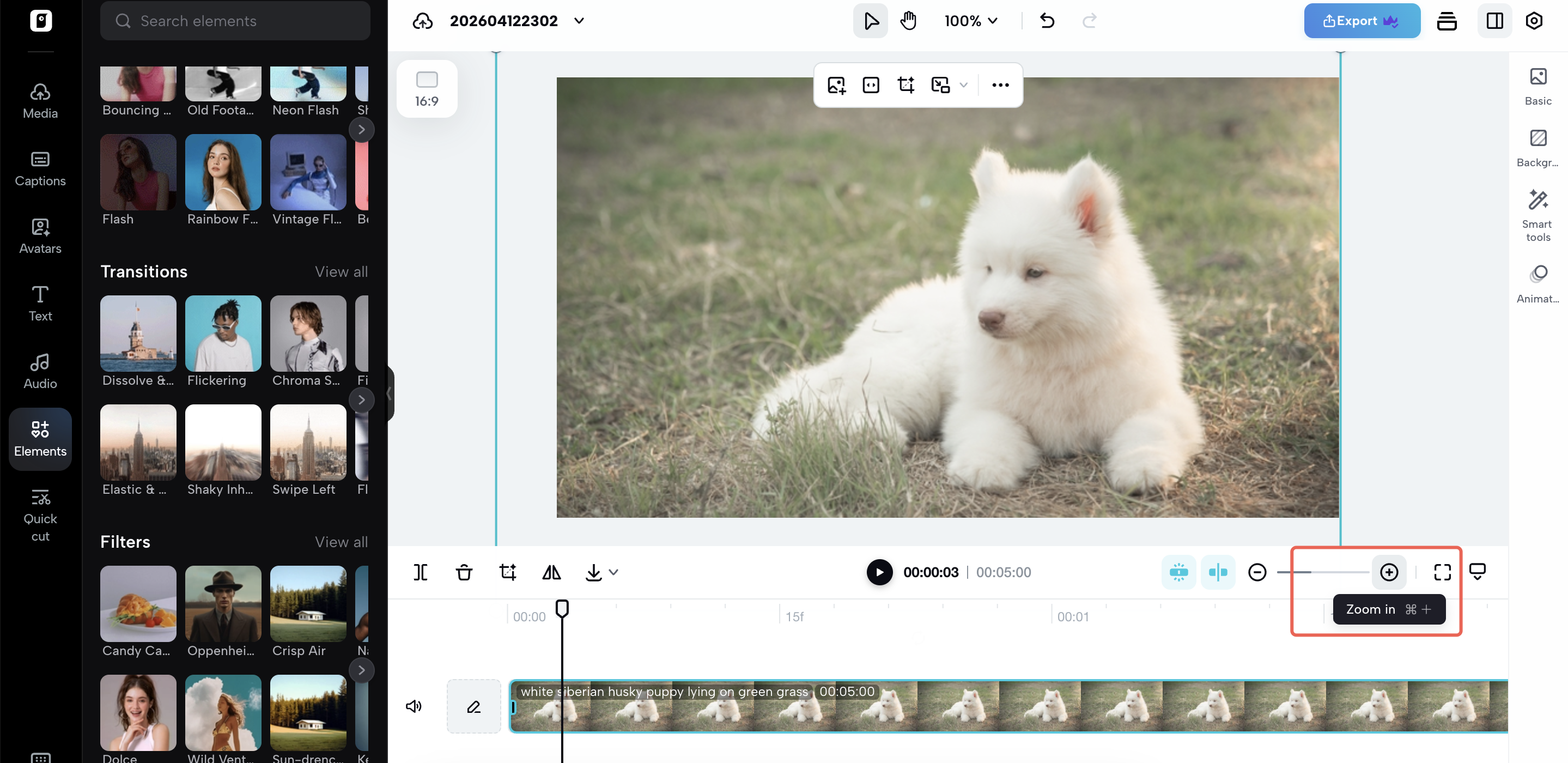 Add keyframes