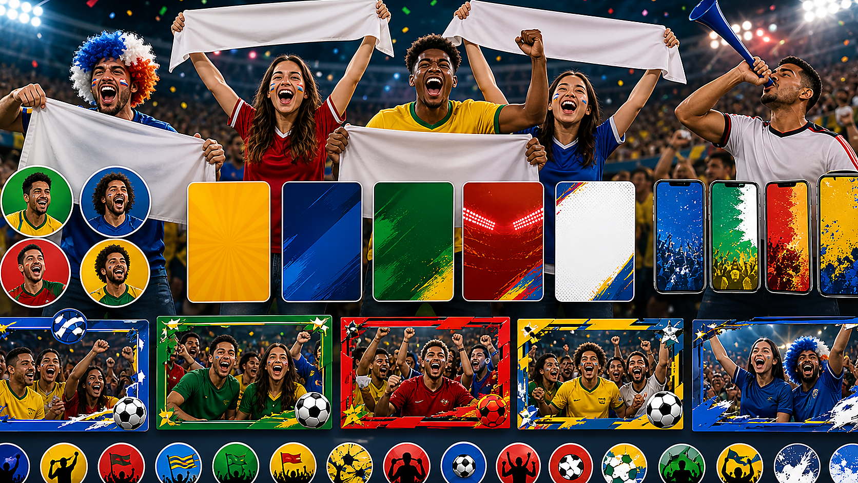 Cupa Mondială Stadium Fan Cam Generator prompt prima imagine