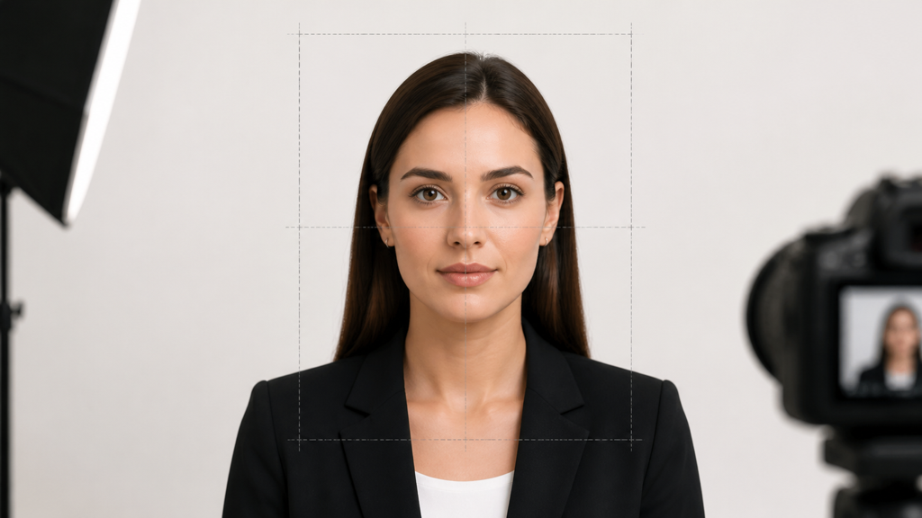 AI Passport Photo Maker Free prompt 1 original 16:9 visual