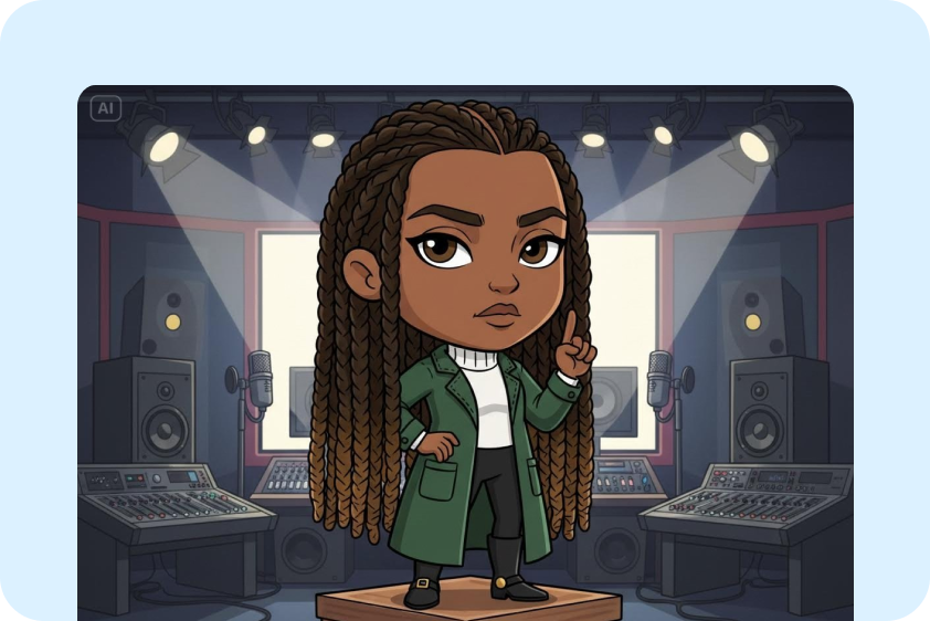 Rancang Bitmoji unik untuk profil media sosial dengan Dreamina.