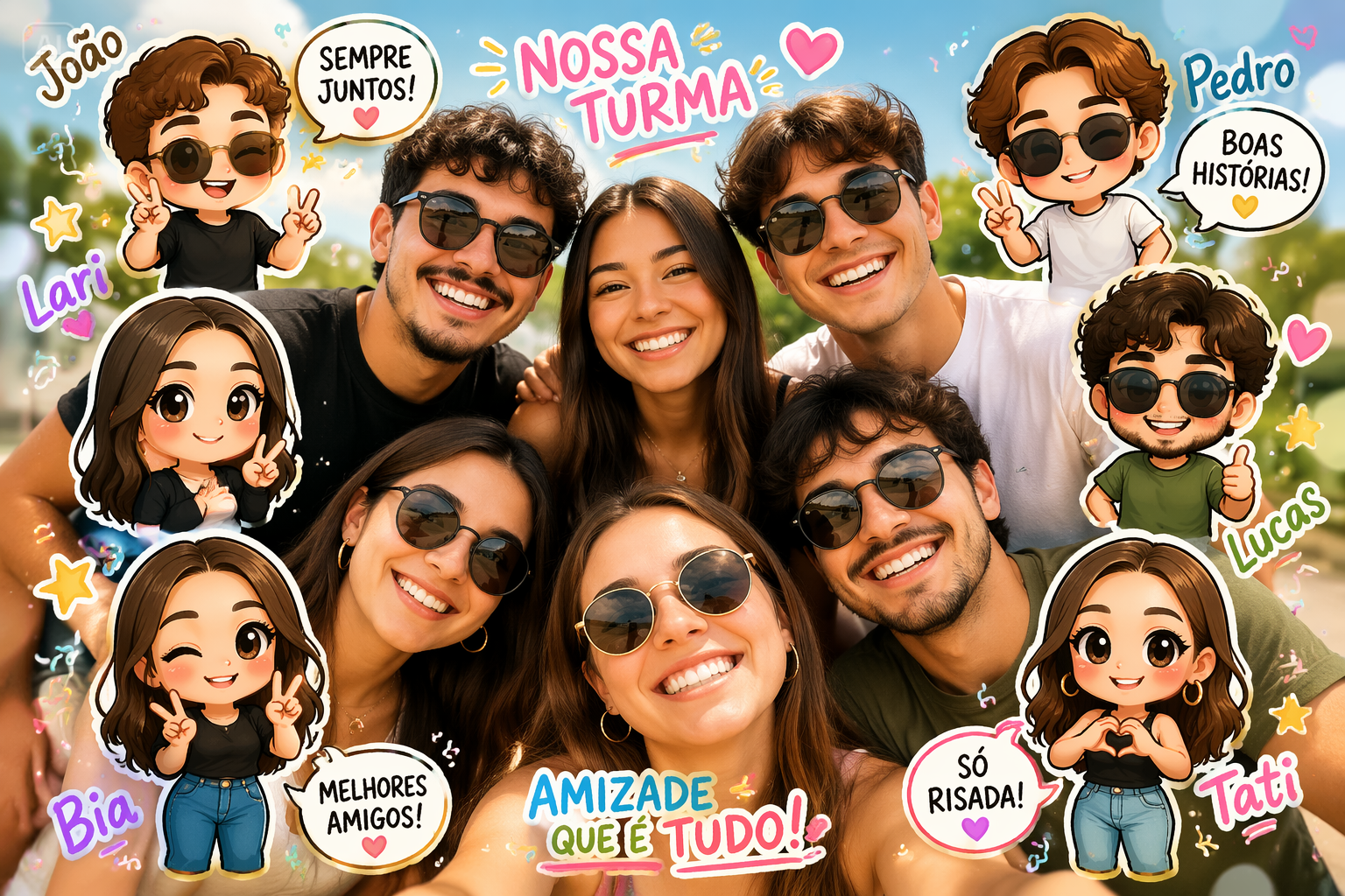 Chibi Cartoon Style AI Prompturi de editare foto prompt
