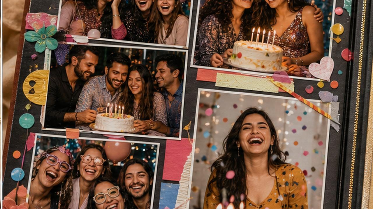Birthday Photo Album Maker prompt result 2