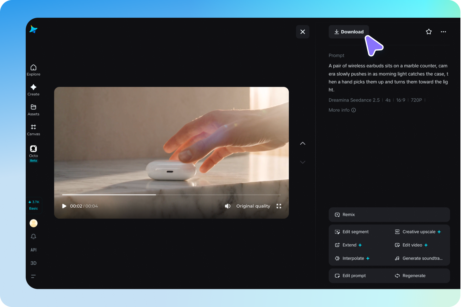 I-preview at i-download ang iyong video
