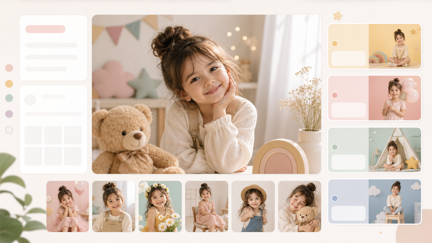 Kids photoshoot AI prompt hero by Dreamina