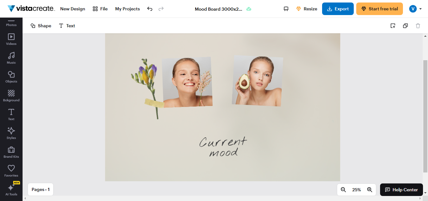 Online-Moodboard-Hersteller