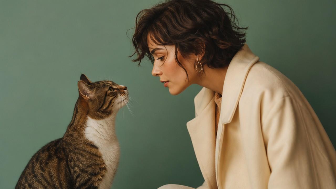human cat photography prompt result 2