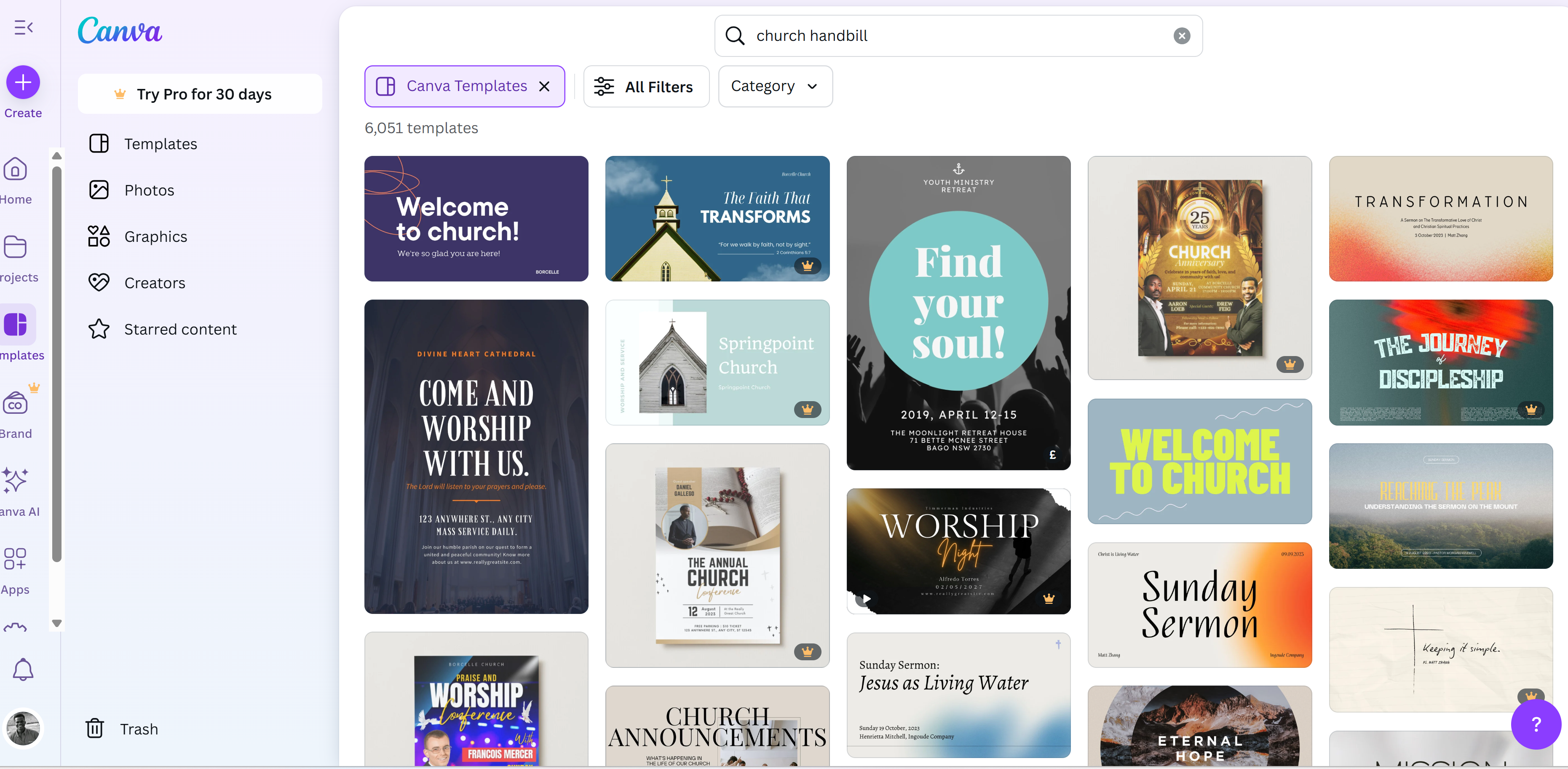 Canva: Ideen für Kirchenflyer