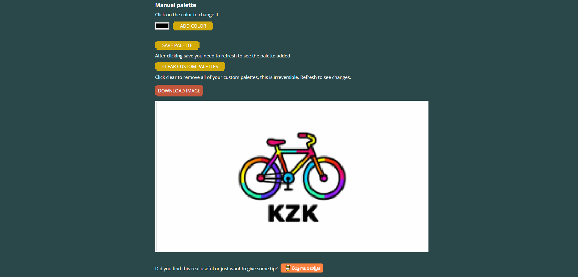 Pixel It interface
