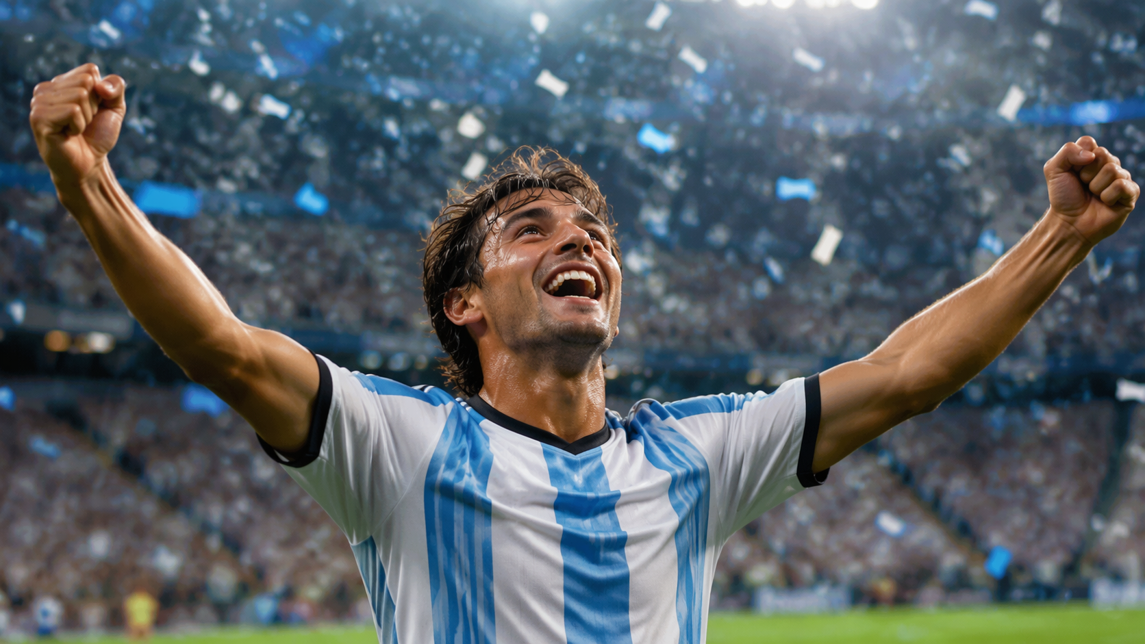 Dreamina argentina ai photo prompt prompt example 3: Confetti Celebration Scene