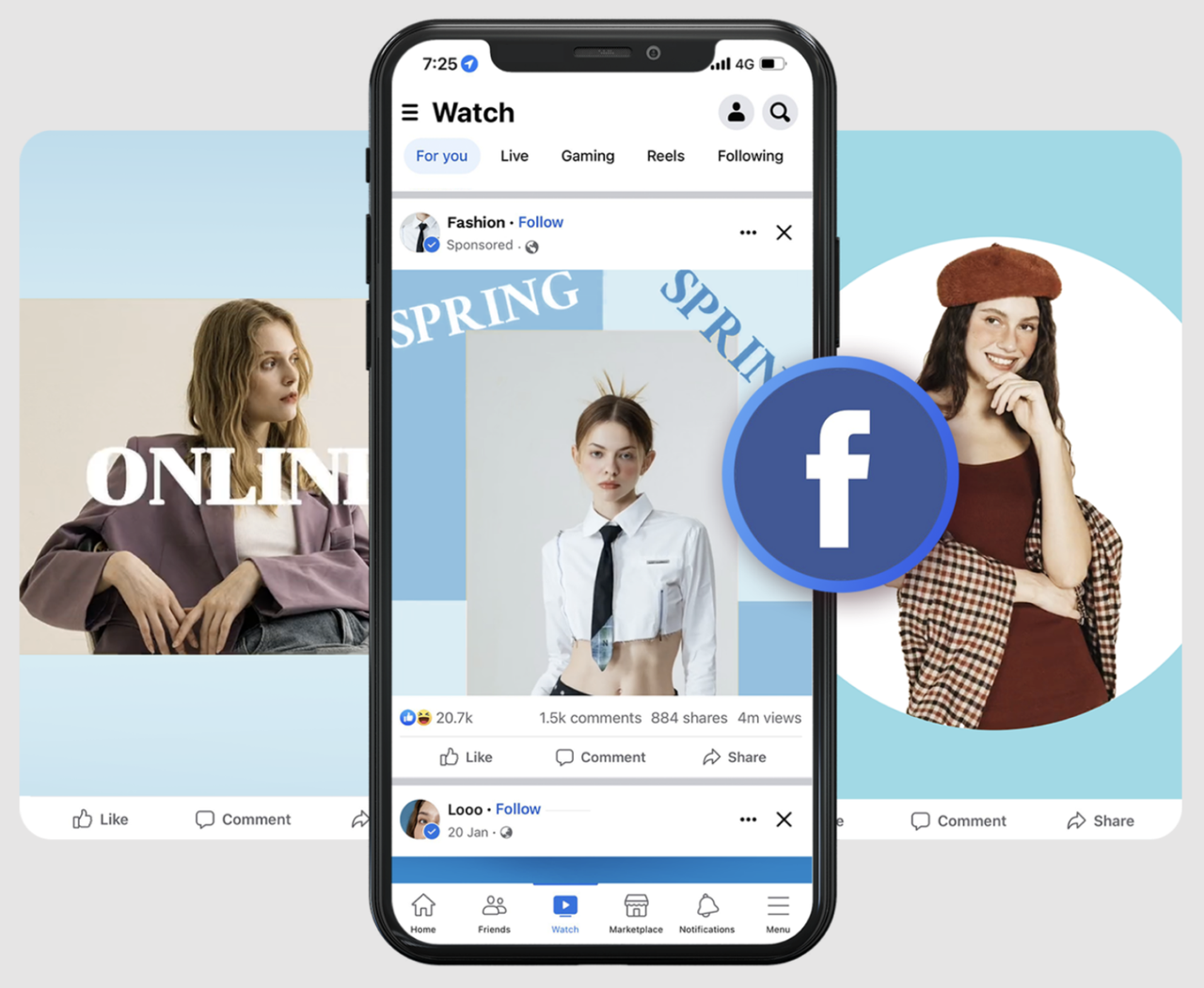 Maksymalny rozmiar wideo Facebooka dla Stories