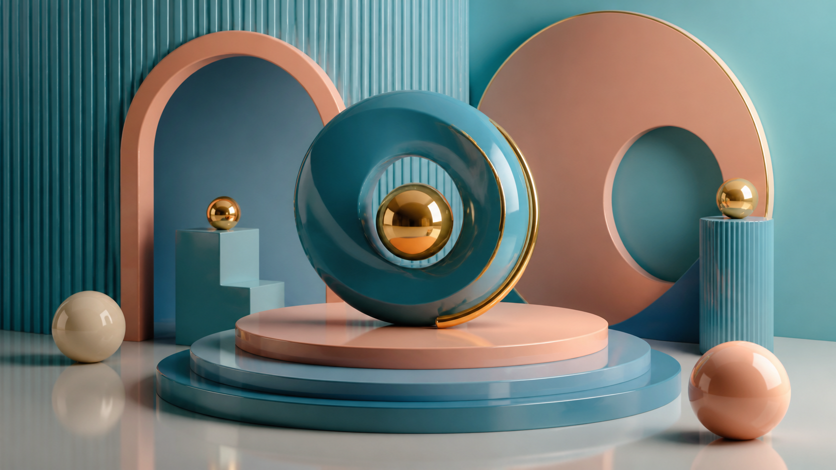 Efek video render 3D