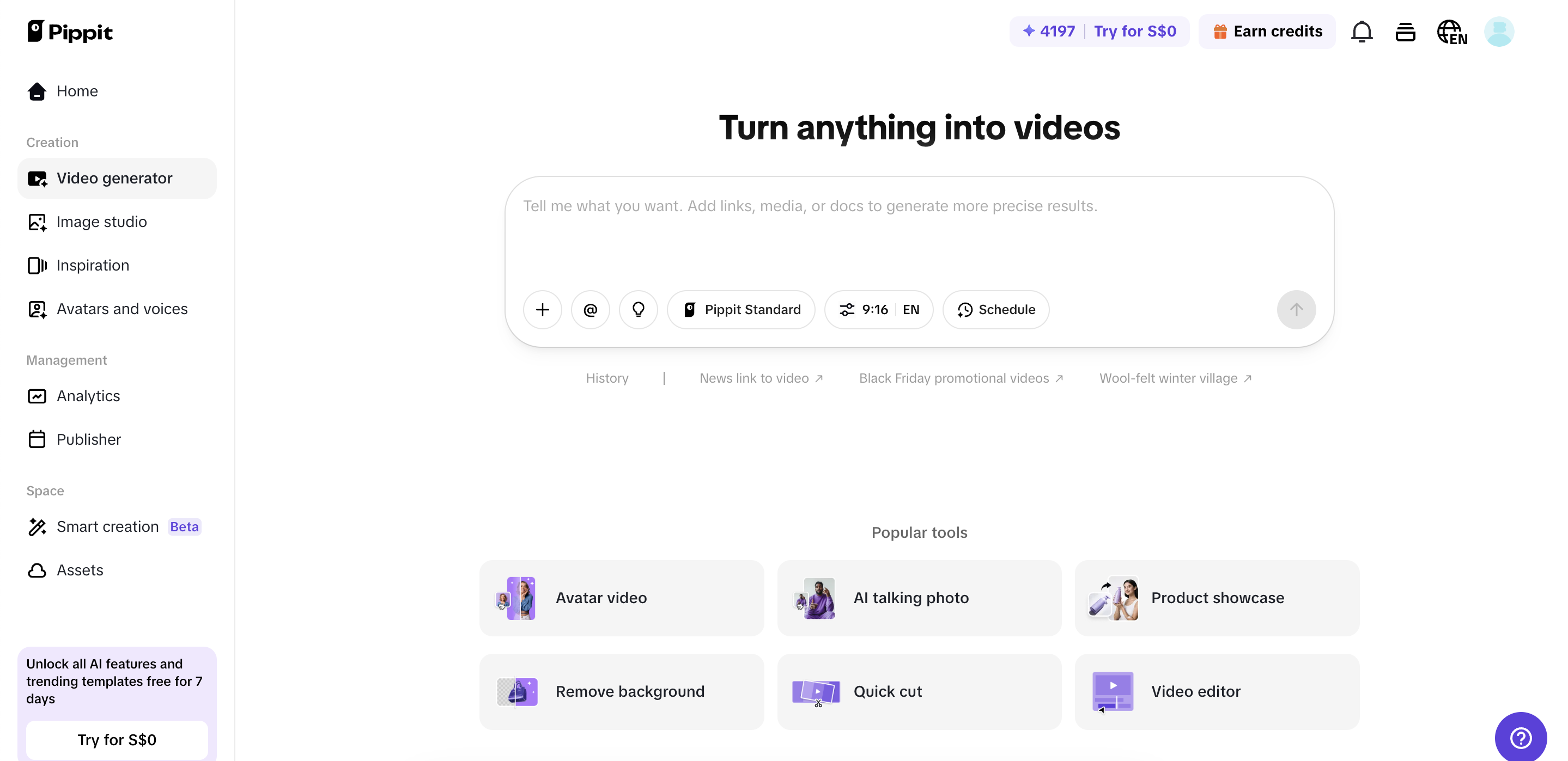 Upload your video