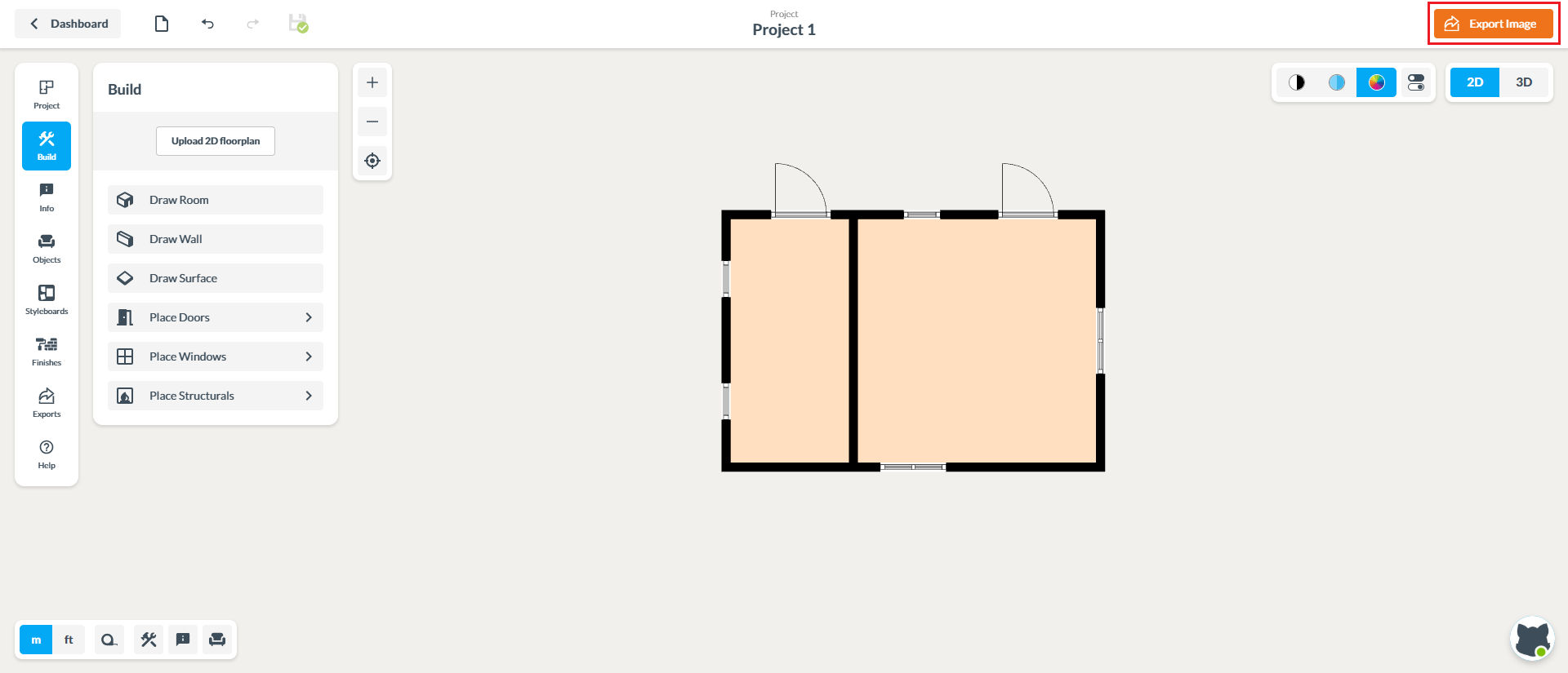 Een frame indeling