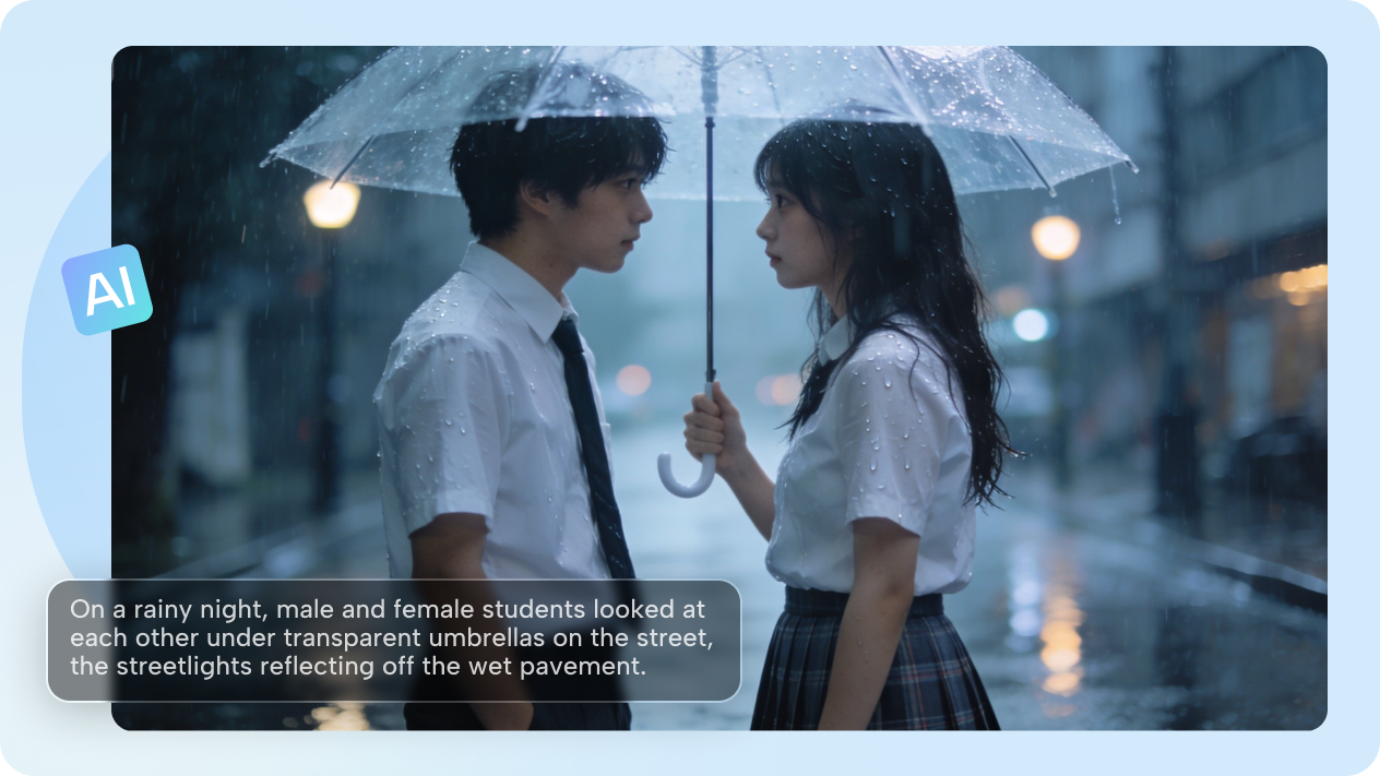 สร้างฉากละครทั้งหมดจากข้อความแจ้งเดียว