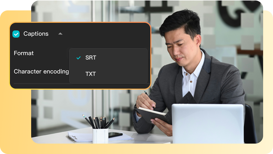 Exportați traduceri chinezești în format SRT sau TXT