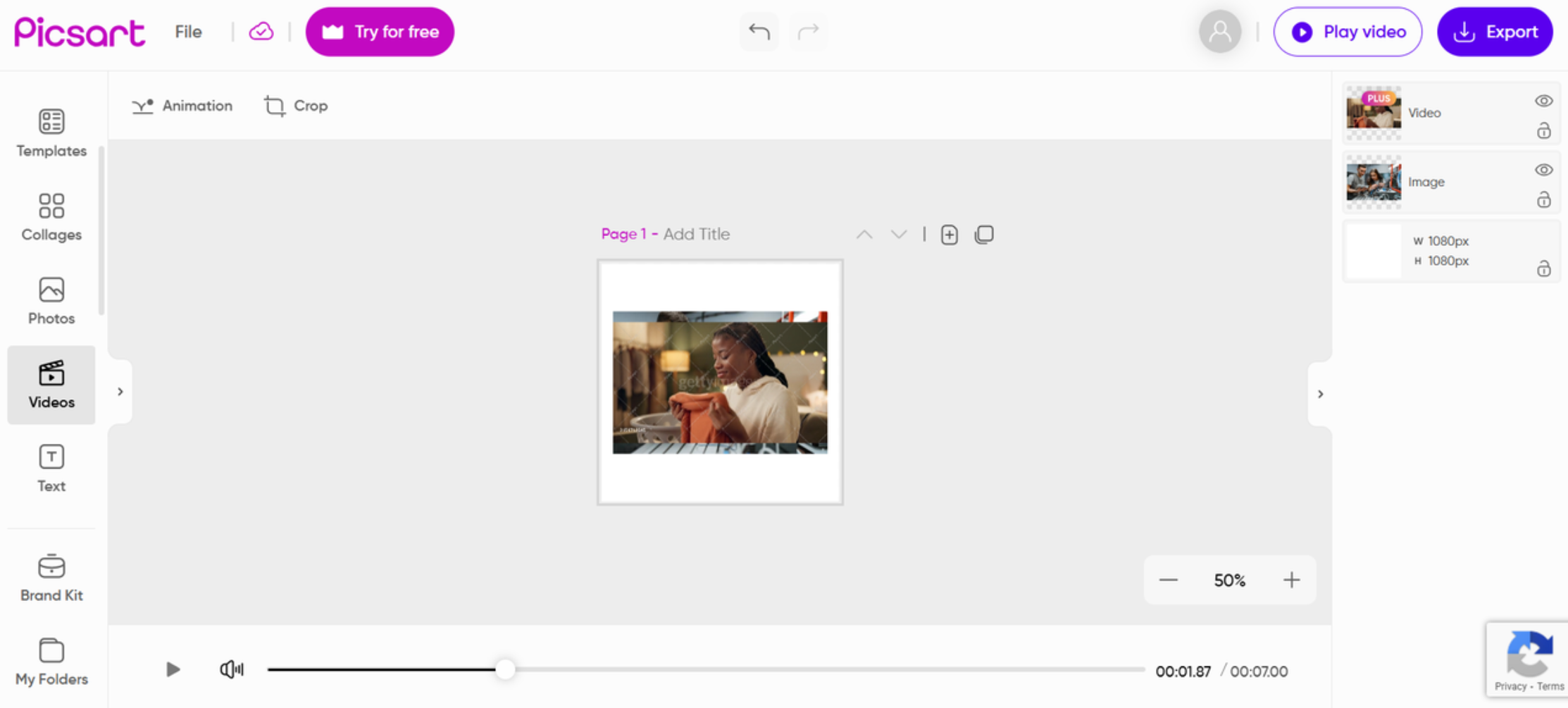 applicazione per realizzare video da foto