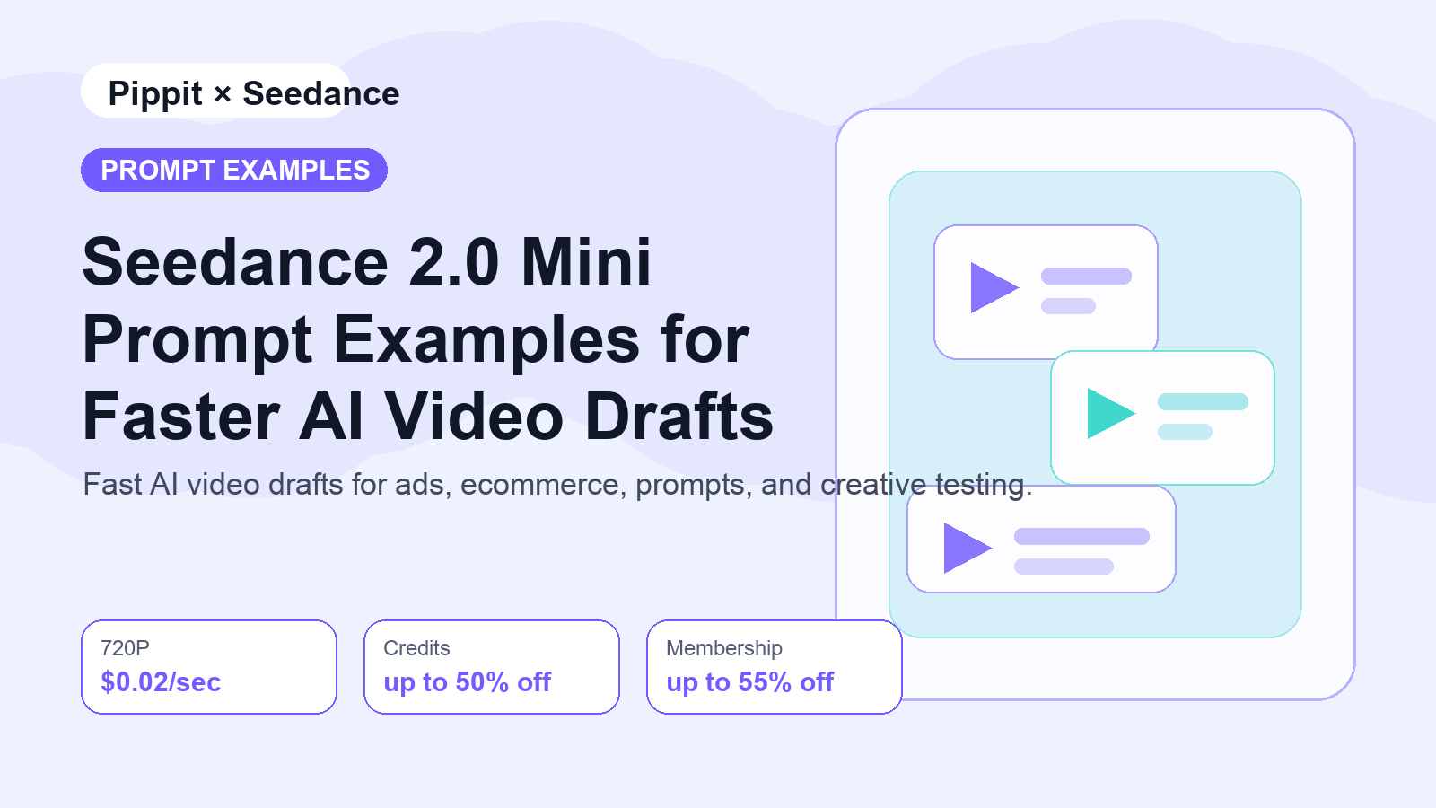 Seedance 2.0 Mini Prompt Examples