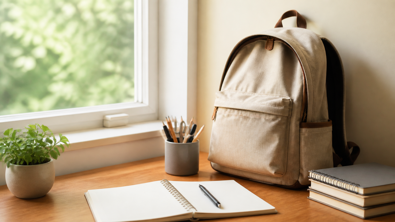 Tas ransel masih contoh hidup