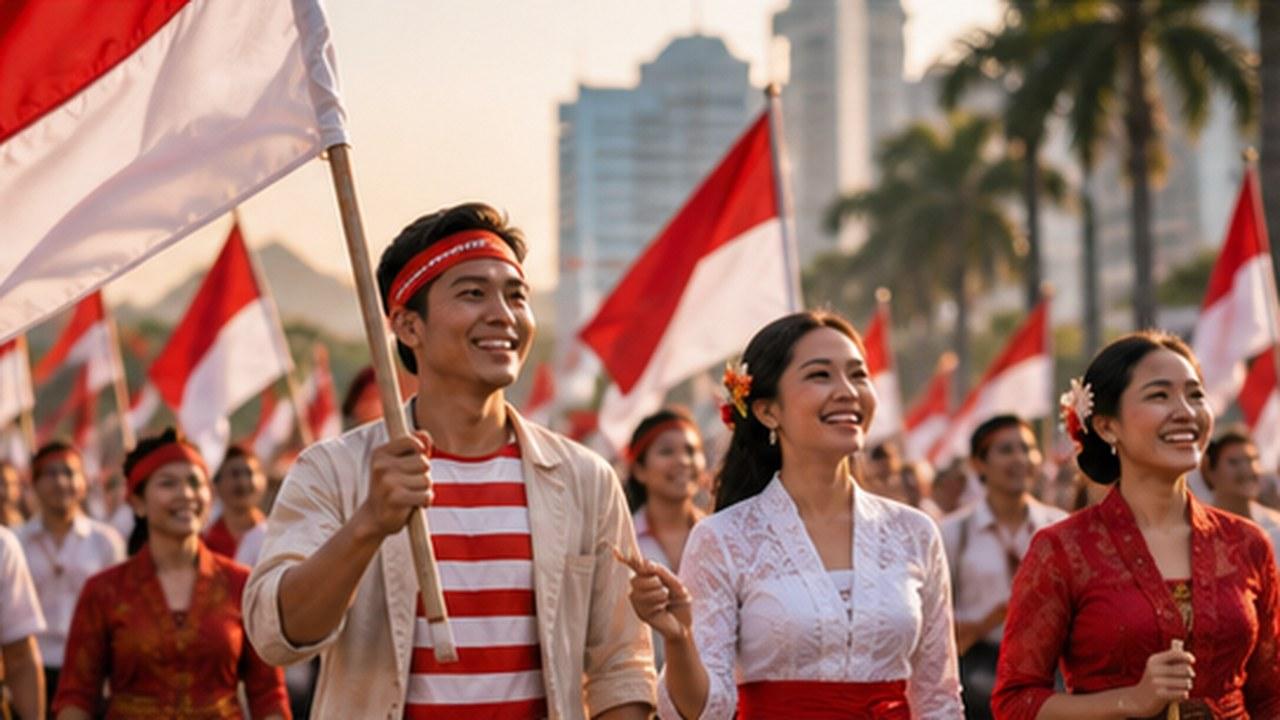 Indonesian Independence Day AI Video Generator prompt result 1