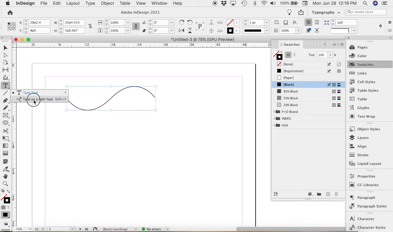 Cómo escribir en una ruta en InDesign: 2 métodos fáciles para ti