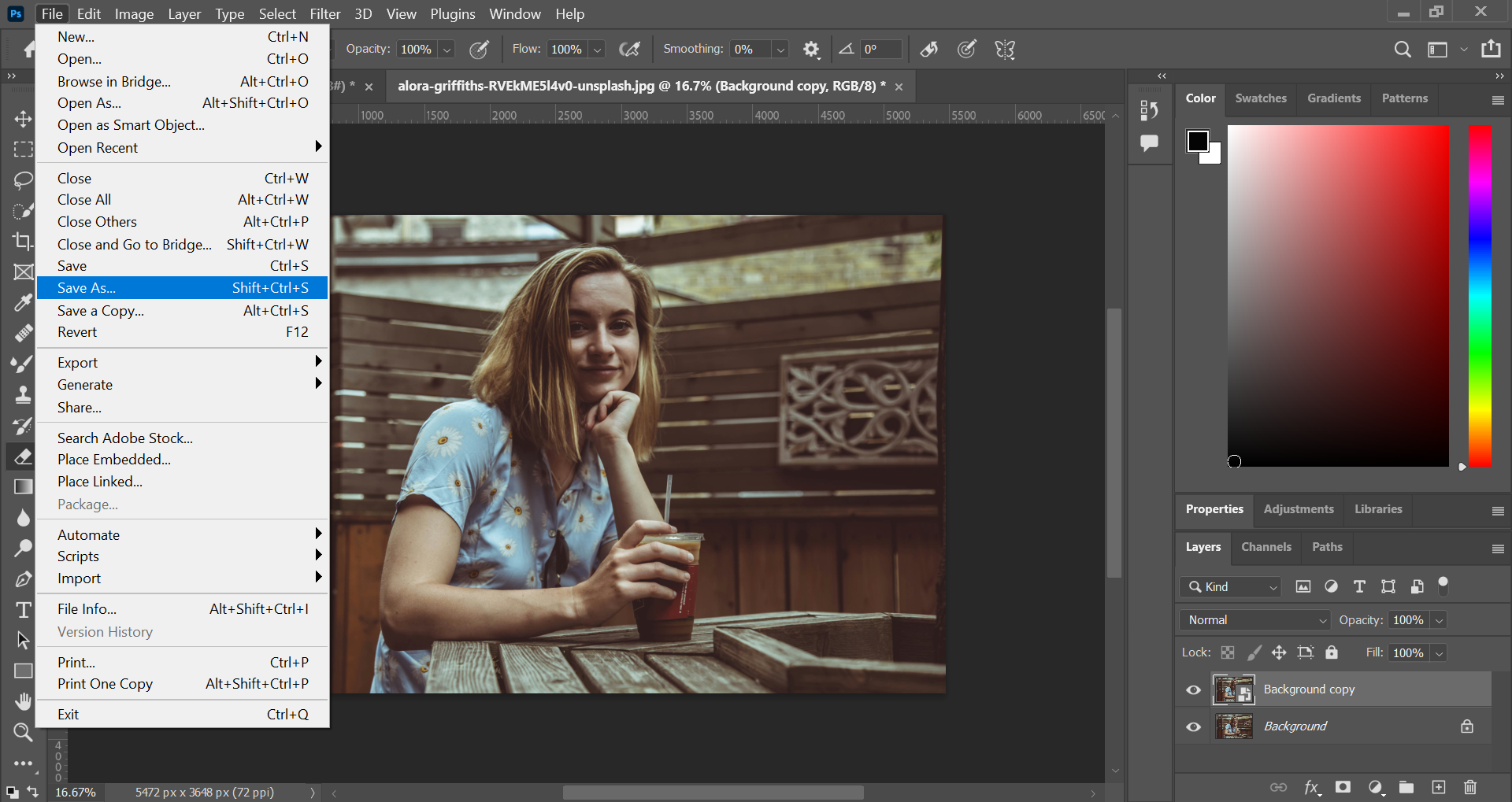 Wie man Bilder in Photoshop schärfer macht und speichert