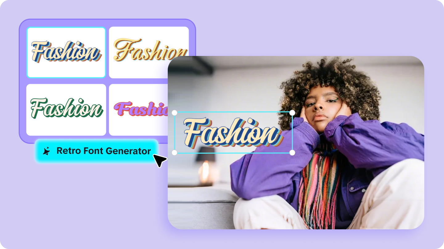 Generador de fuentes retro