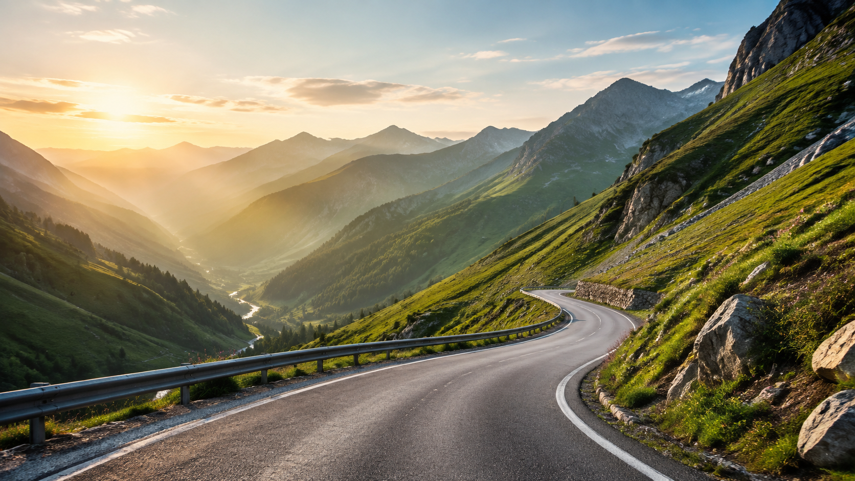 Mountain Road Journey