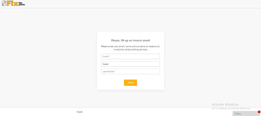 FixThePhoto bill email