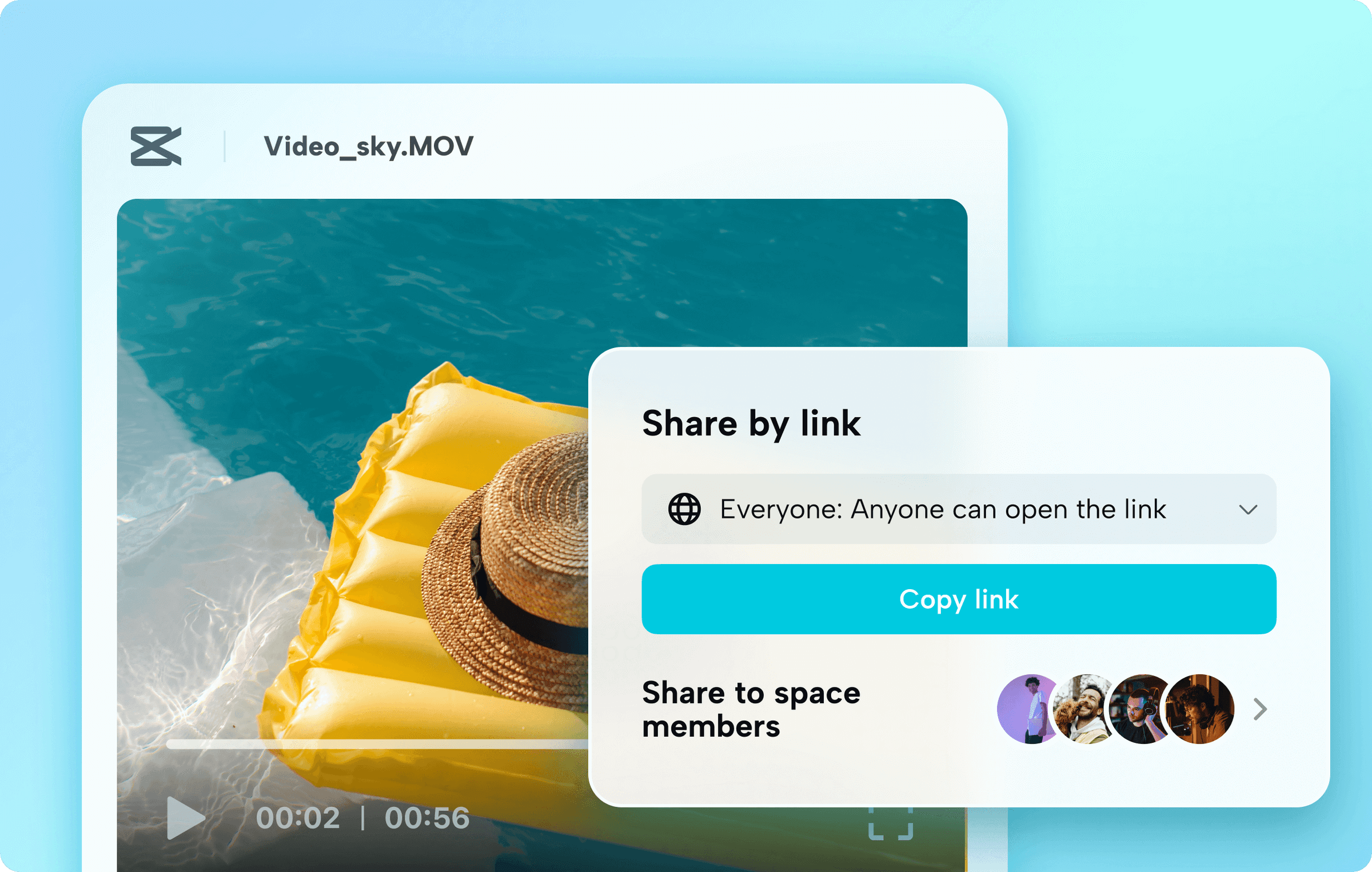 Share videos as presentation