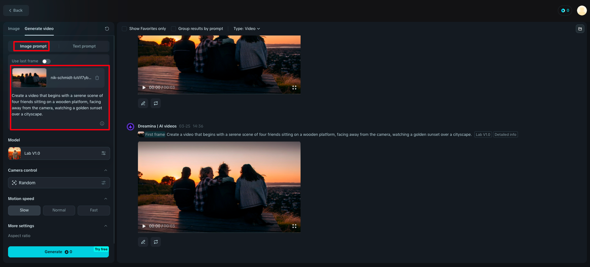 how to make pics into video