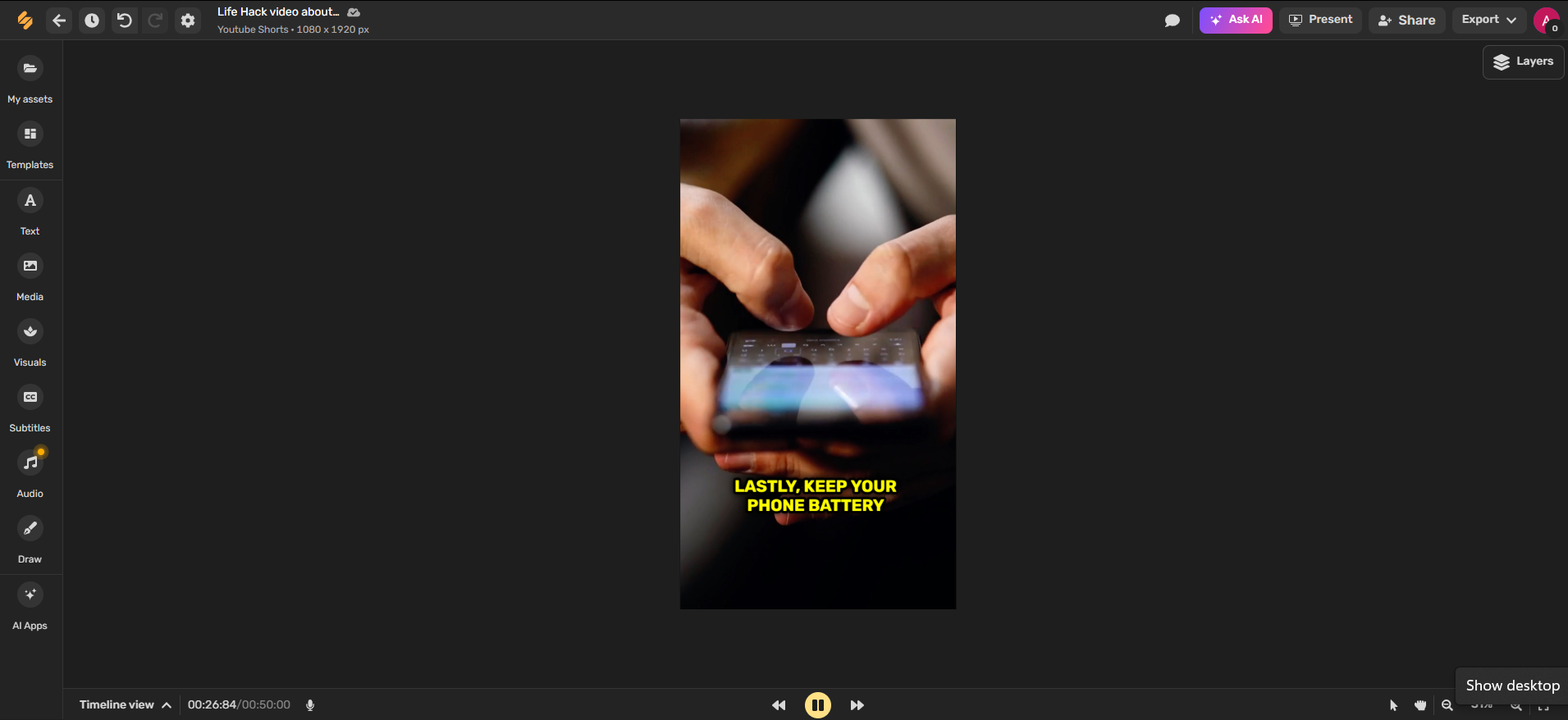 Bester KI-Text zum Video