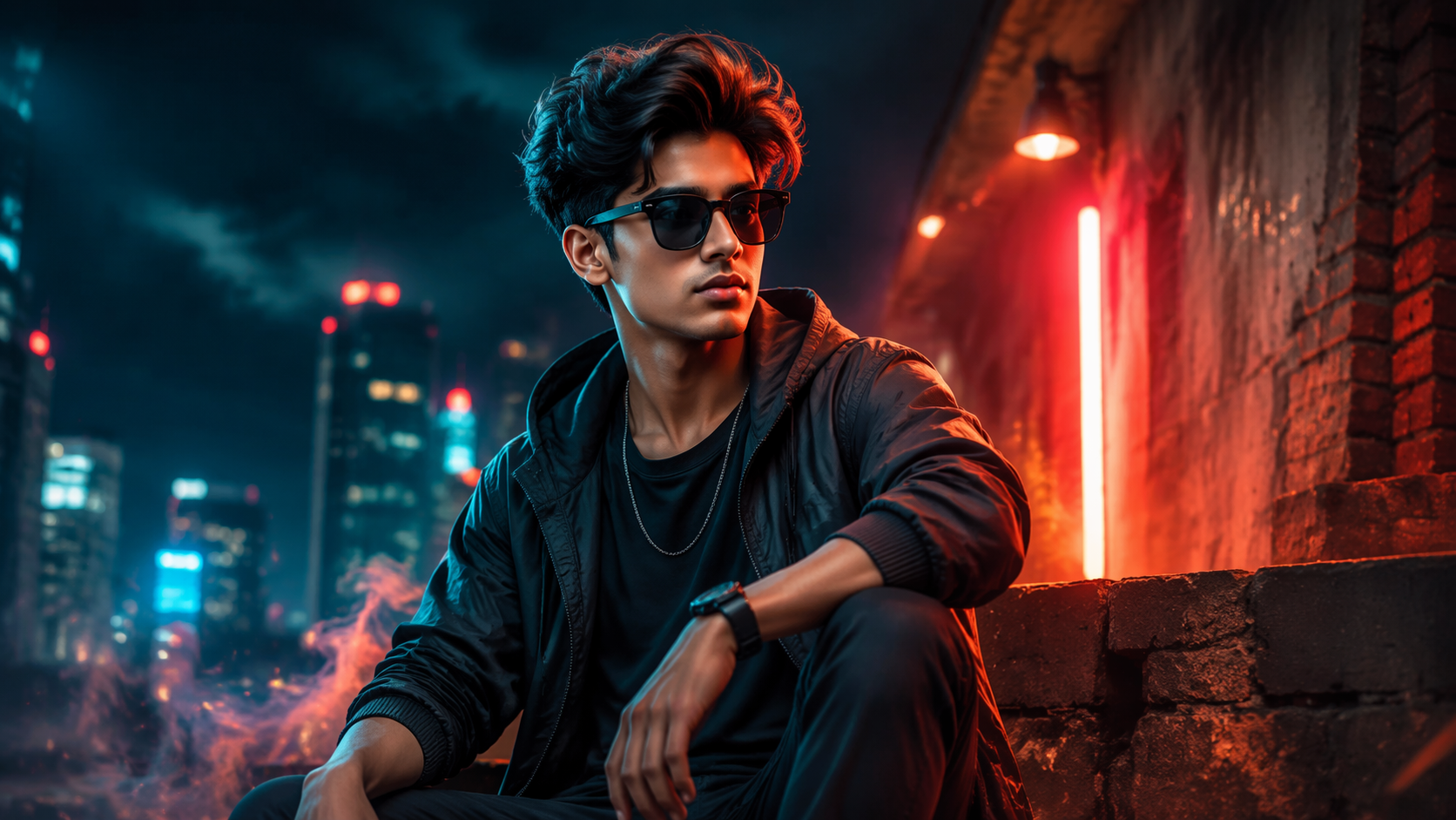 Dreamina anup editz ai prompt prompt example 6: Color-Graded Poster Look