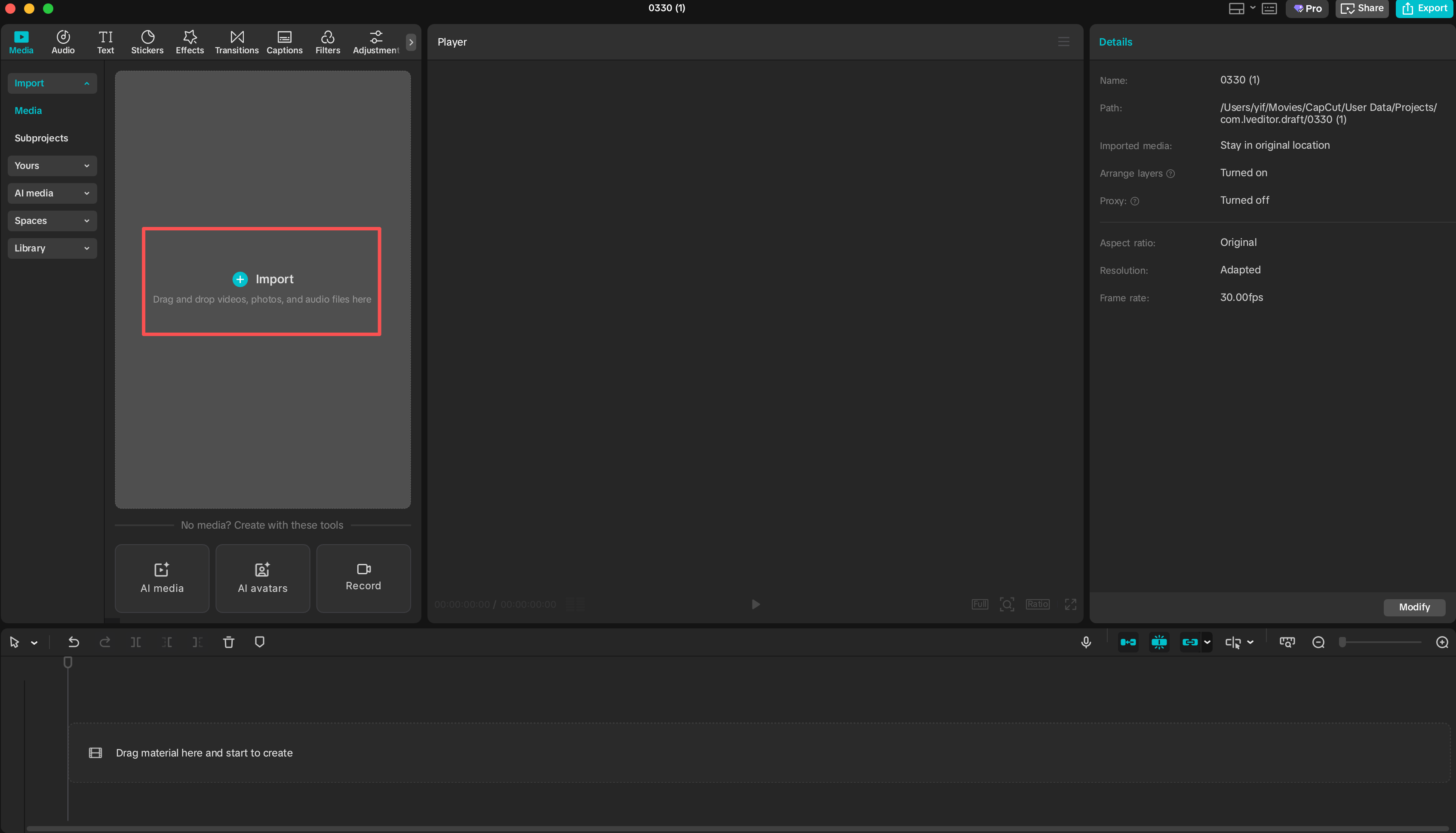 Start a New Project