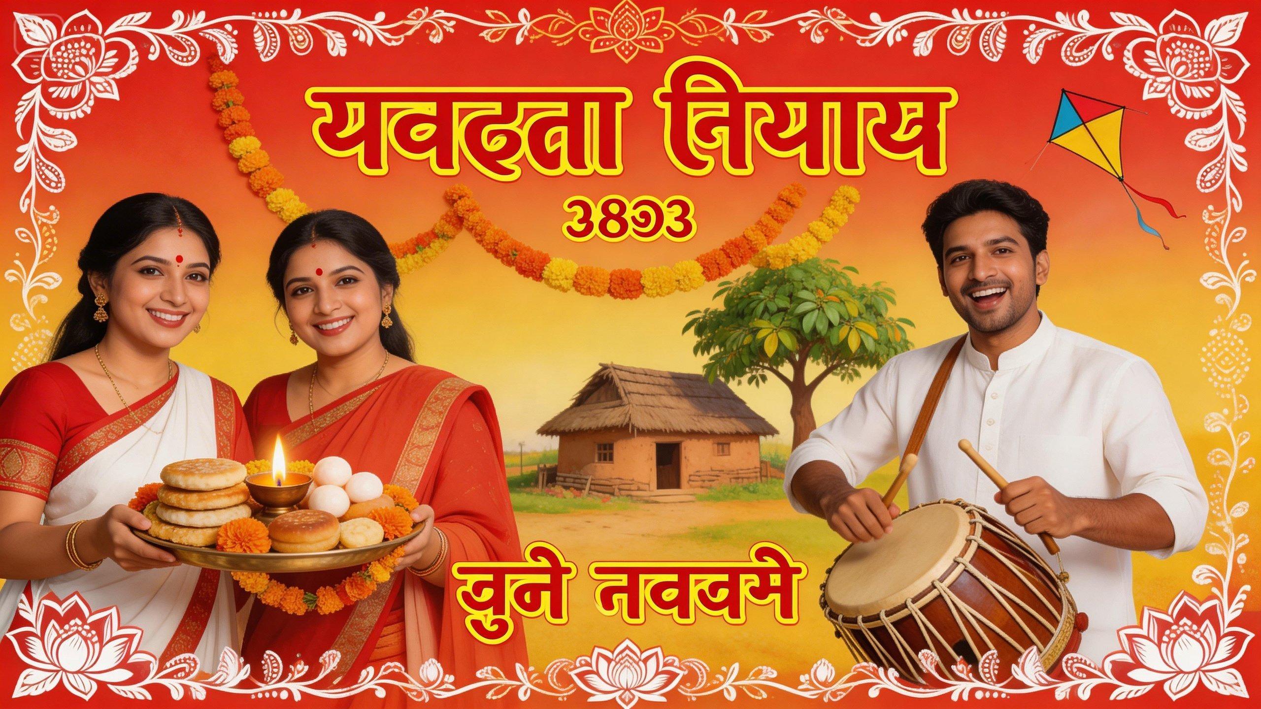 Plakat Pohela Boishakh podpowiada
