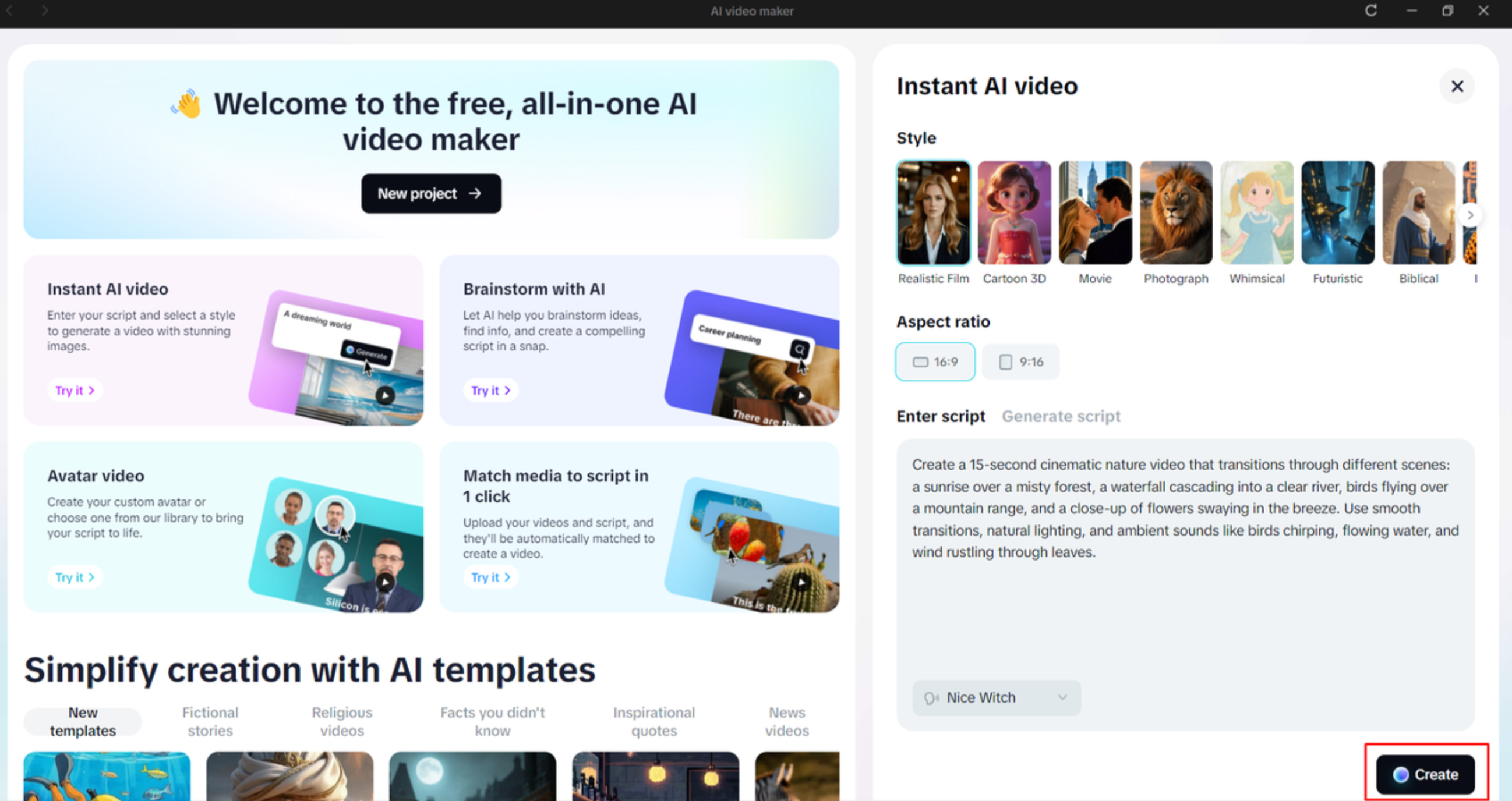 Menjana video daripada skrip dalam editor video desktop CapCut