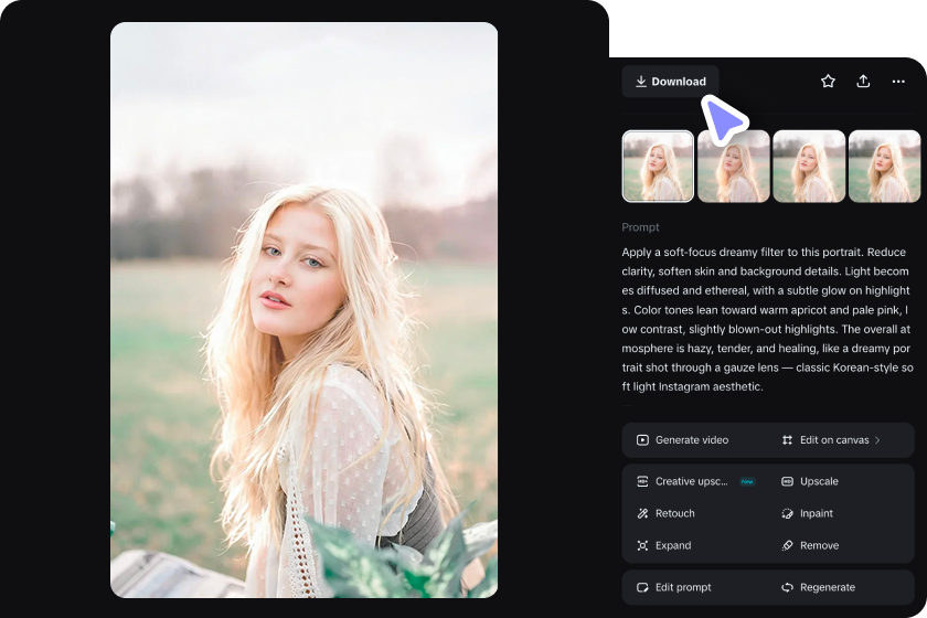 Refine and download your final Instagram image