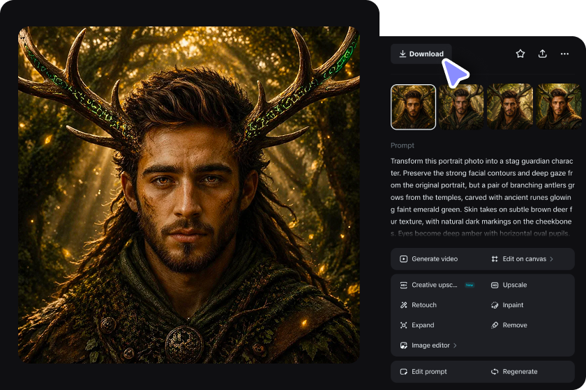 Preview, edit, and download