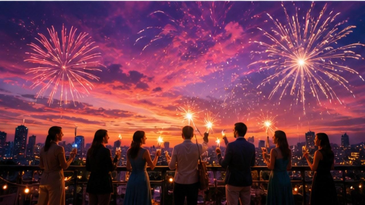 AI Fireworks Video Generator prompt Ergebnis 3
