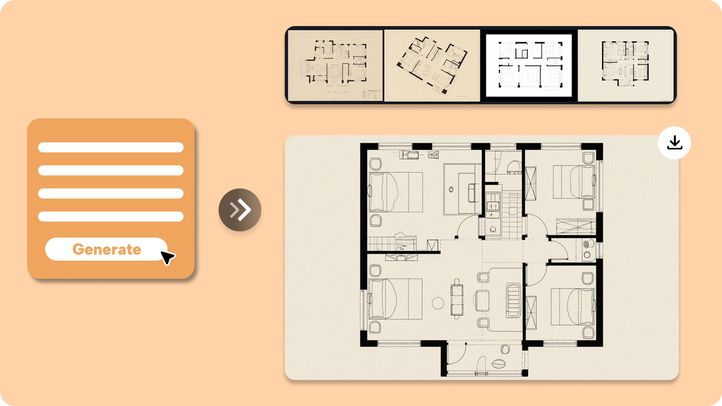 plattegrond voor vloerontwerp
