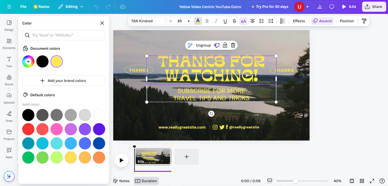 Canva bemutató kezdőknek a videók szerkesztéséről