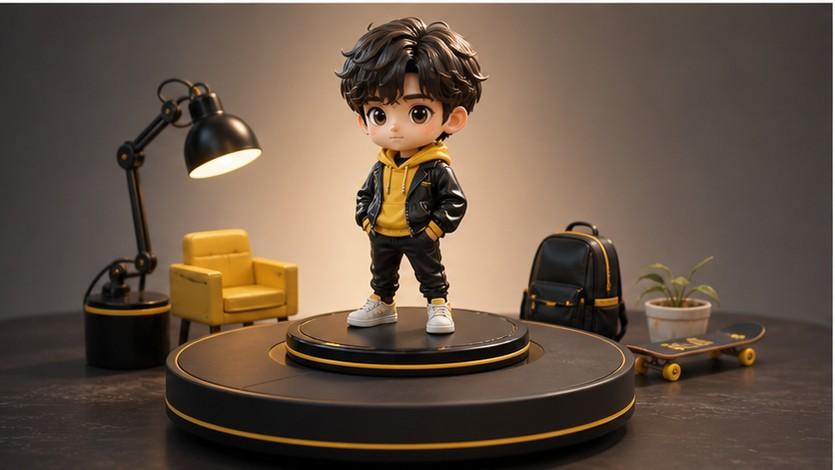 Nano Banana 3D Figurka Podpowiedź przykład 3