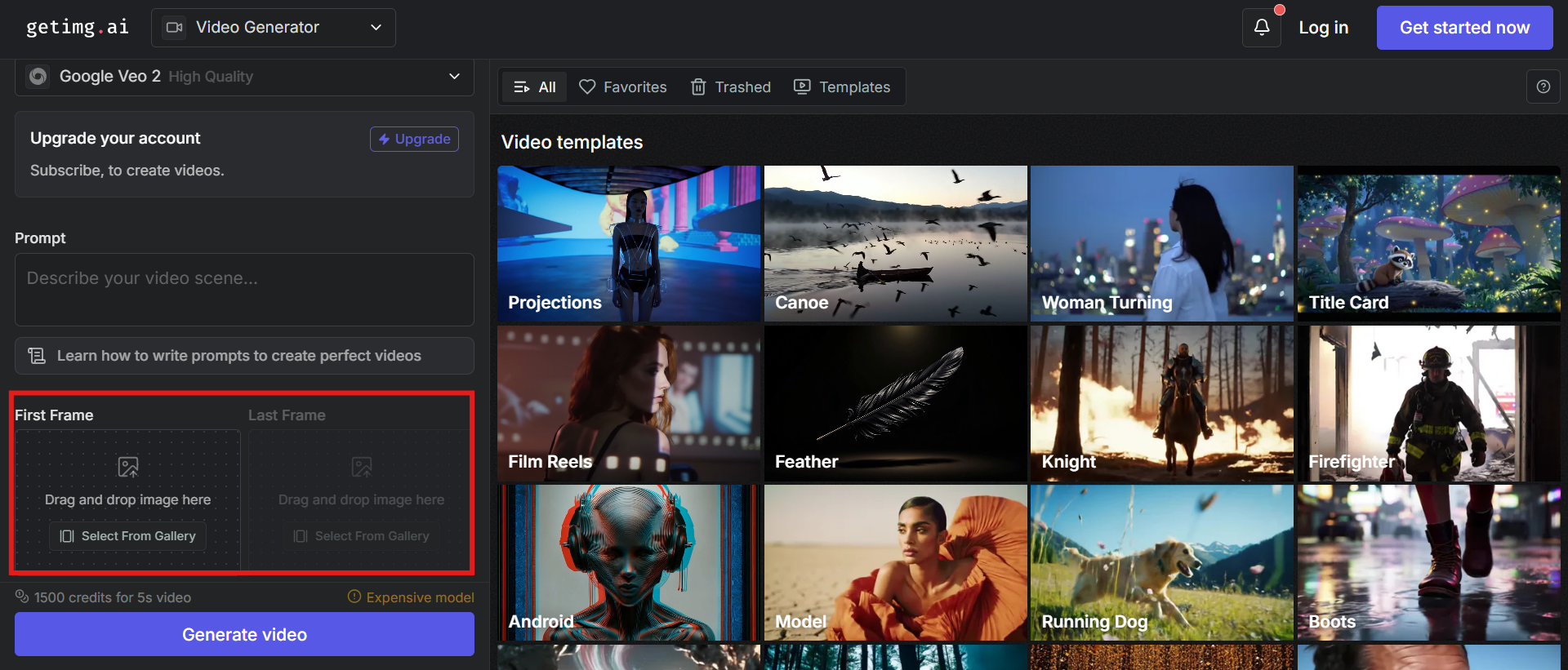 Upload an image