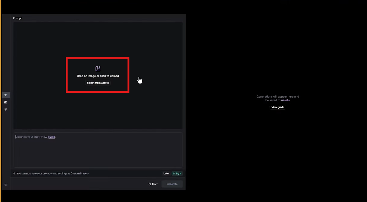 Upload images