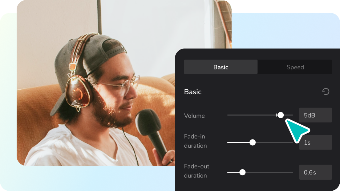 Make high quality audio with CapCut