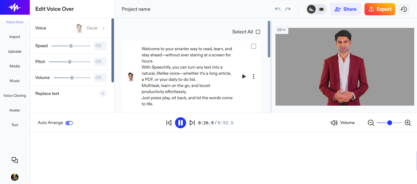 ai speaker generator free